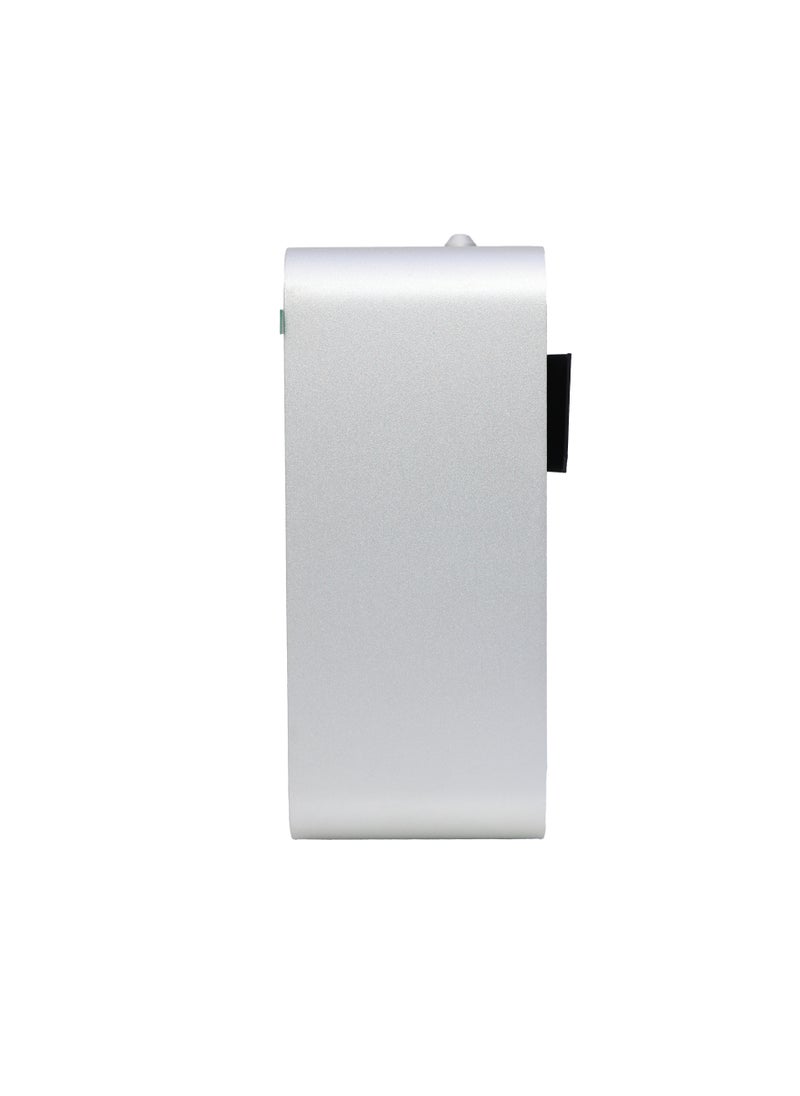 Smart Essential Oil Diffuser Machine | Aroma Oil Diffuser Fragrance Dispenser | Scent Air Machine for Home & Office | Aromatherapy Diffuser for Large Room – Covers Up to 39,712 Cubic Feet | Silver Square