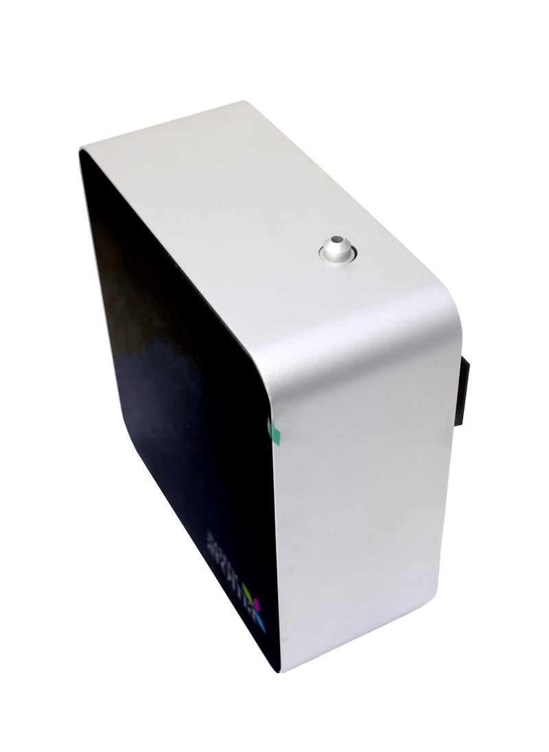 Smart Essential Oil Diffuser Machine | Aroma Oil Diffuser Fragrance Dispenser | Scent Air Machine for Home & Office | Aromatherapy Diffuser for Large Room – Covers Up to 39,712 Cubic Feet | Silver Square