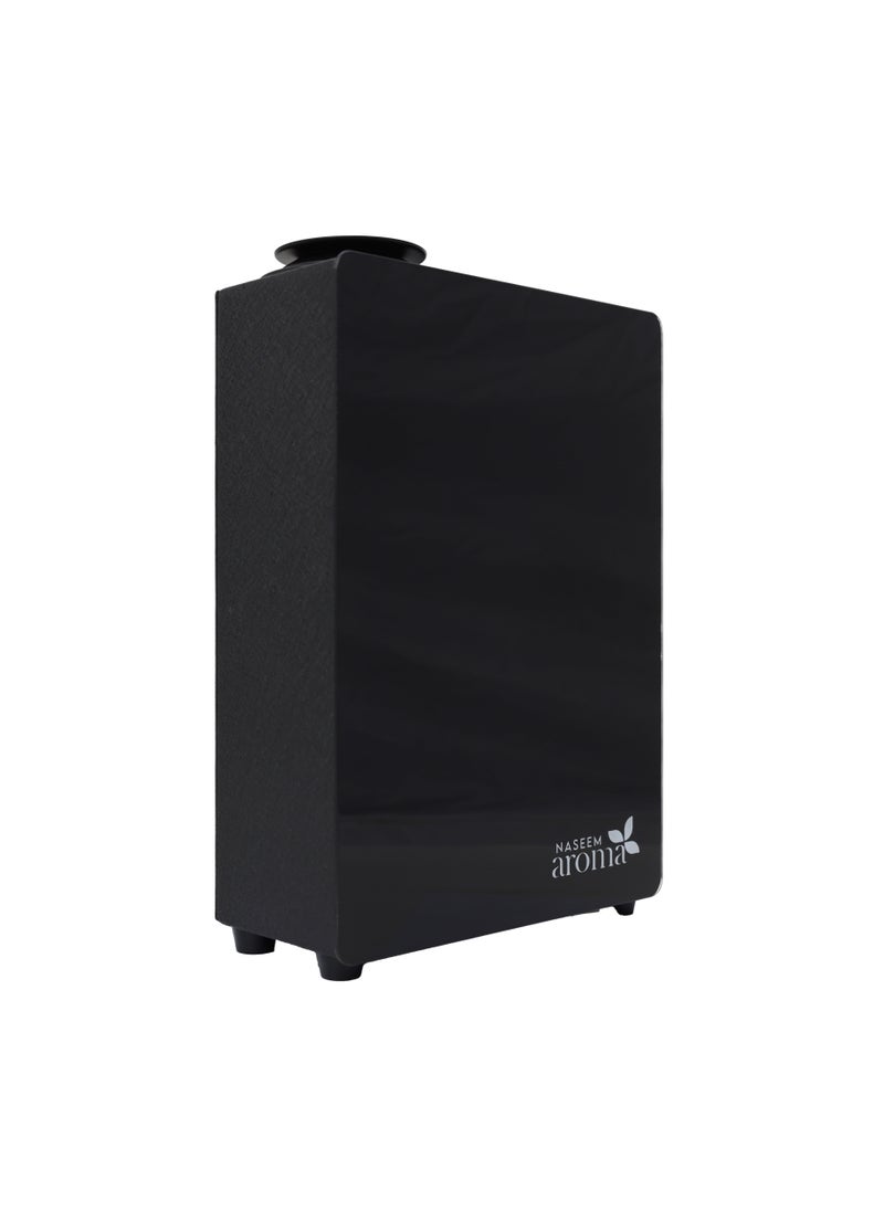 Smart Essential Oil Diffuser Machine | Aroma Oil Diffuser Fragrance Dispenser | Scent Air Machine for Home & Office | Aromatherapy Diffuser for Large Room – Covers Up to 40,000 Cubic Feet | Black Square
