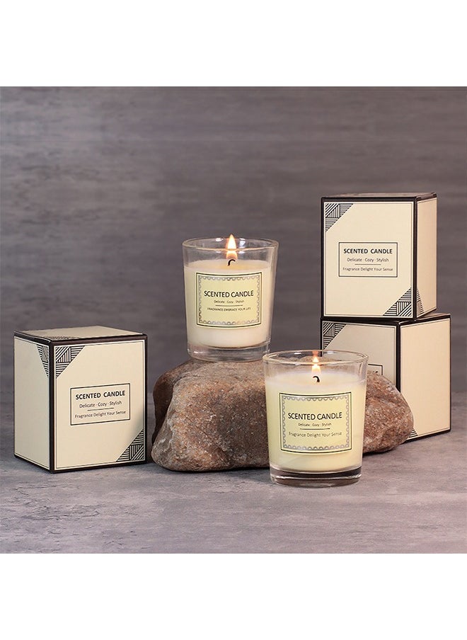 3-pack Scented Candles Gift Set for Women,3 Pack Aromatherapy Candle for Home Scented,Natual Soy Candles Gifts for Anniversary, Birthday, Mother's Day, Bath,Spa, Meditation