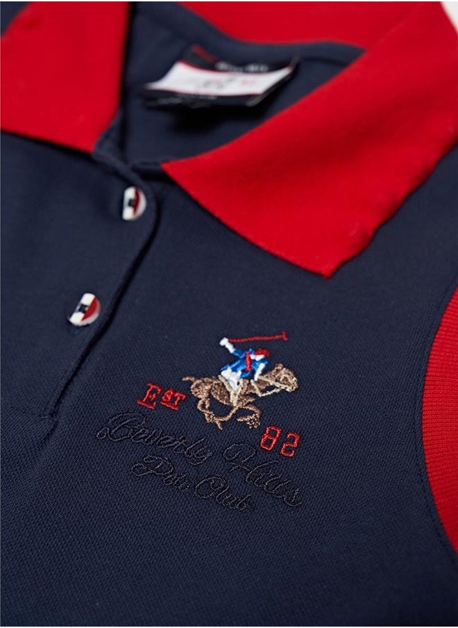 Beverly Hills Polo Club Girl Navy Blue Dress