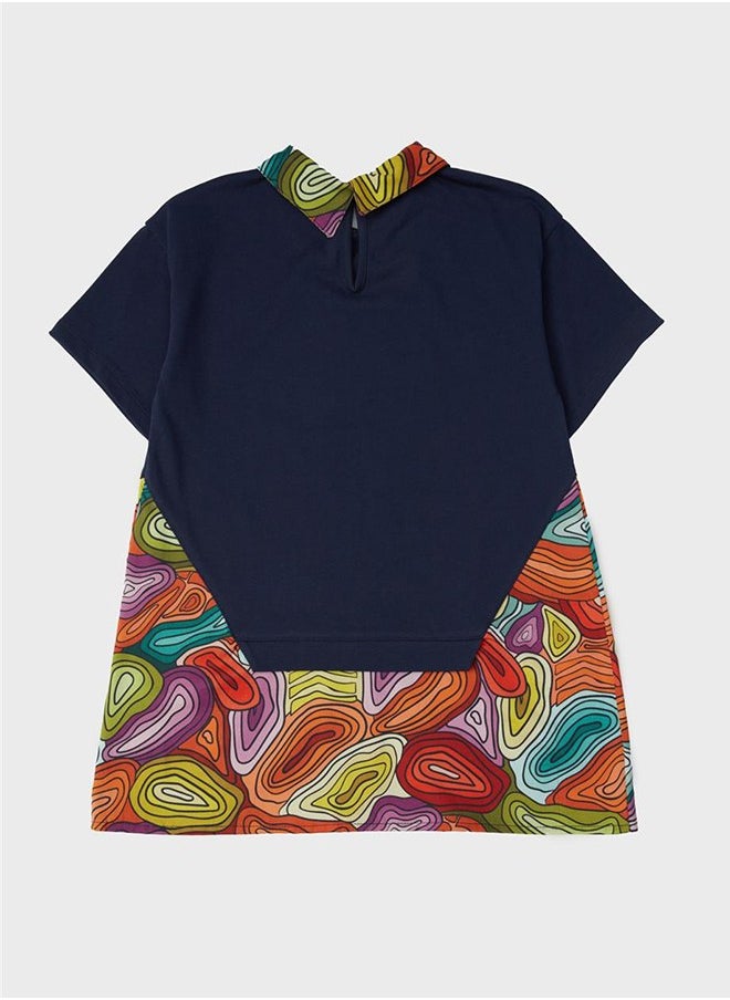 Tyess Girl Patterned Dress