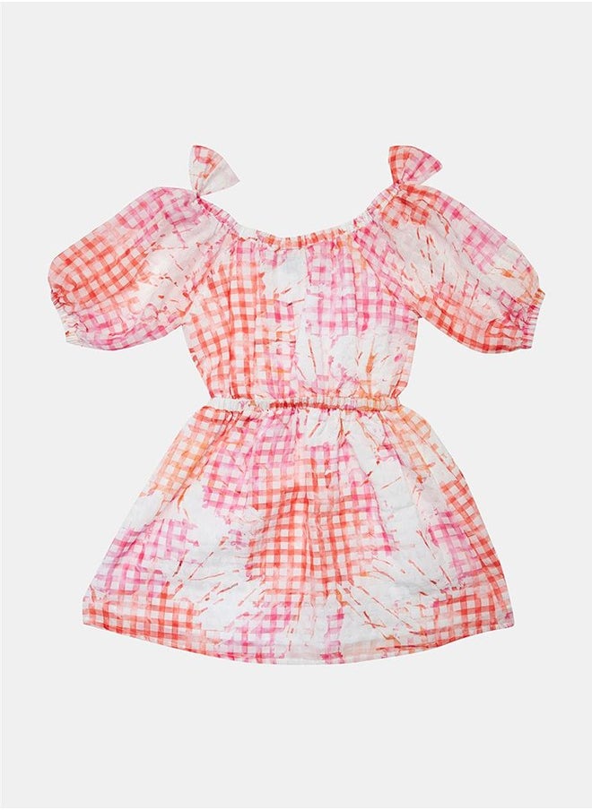 Tyess Girl Patterned Dress