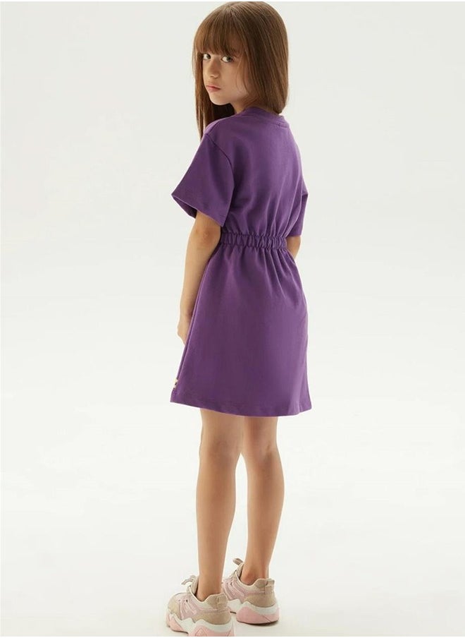 Tyess Girl Purple Dress