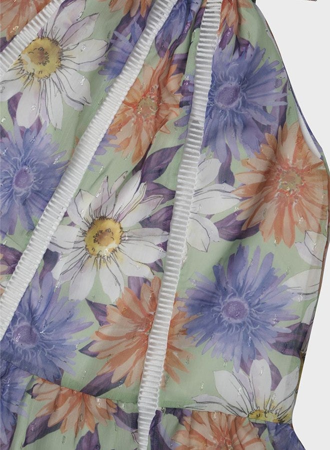 Tyess Girl Patterned Dress