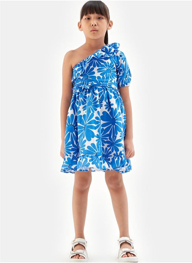 Tyess Girl Patterned Dress