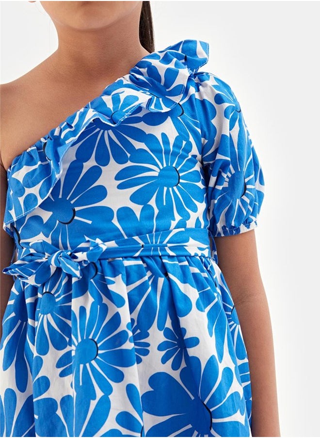 Tyess Girl Patterned Dress