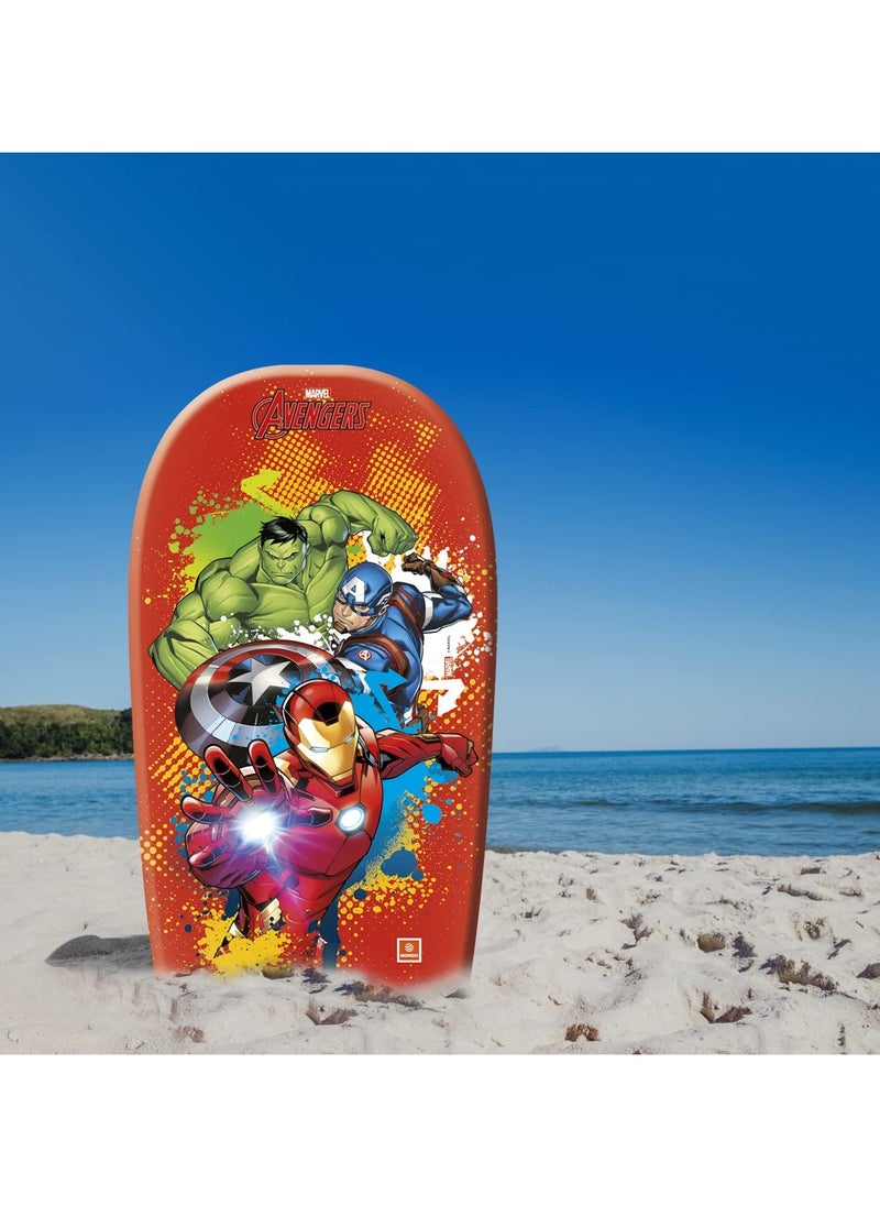 Mondo Body Board Avengers 84cm | Surf Board for Kids | Lighweight Floats | Foam Board for Kids and Adults | Perfect for Beach and Pool