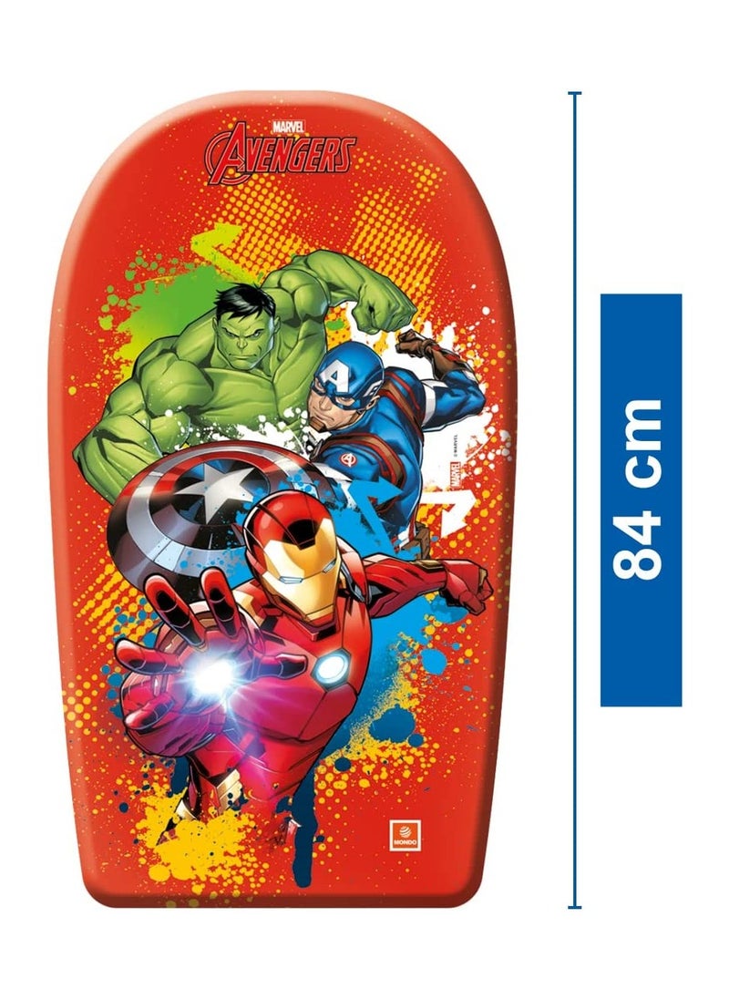 Mondo Body Board Avengers 84cm | Surf Board for Kids | Lighweight Floats | Foam Board for Kids and Adults | Perfect for Beach and Pool