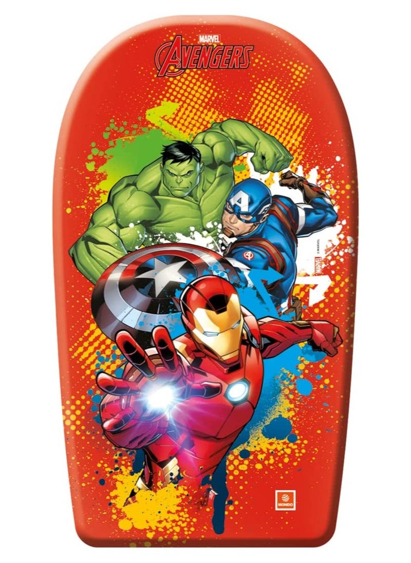 Mondo Body Board Avengers 84cm | Surf Board for Kids | Lighweight Floats | Foam Board for Kids and Adults | Perfect for Beach and Pool