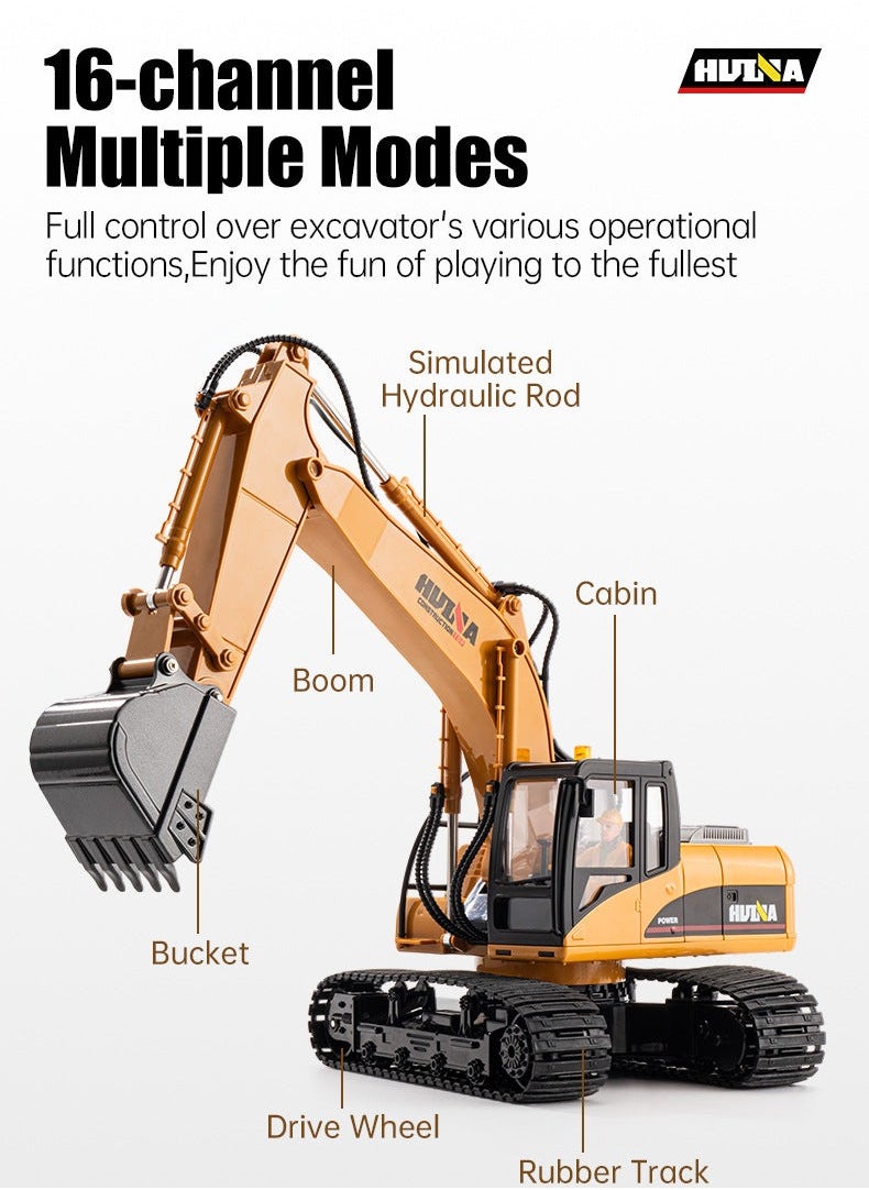 Huina 1535-1 1:14 RC Excavator (2025 MODEL)
