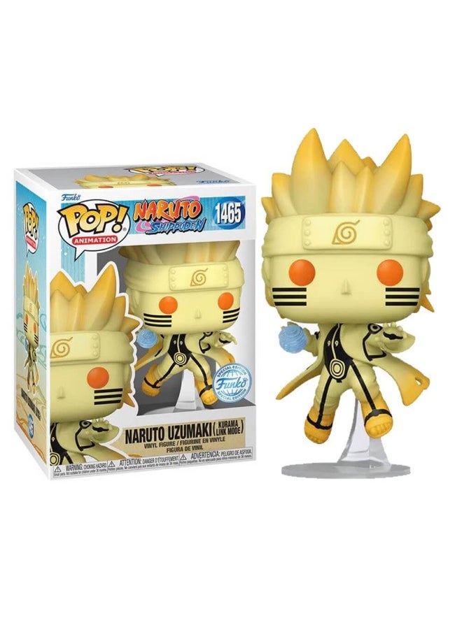 POP! Animation Naruto Shippuden Naruto Uzumaki (Kurama Link Mode) Vinyl Figure