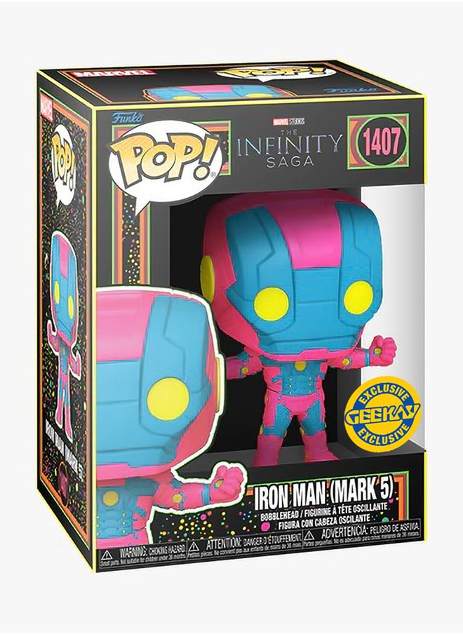 Funko Pop! Marvel: Iron Man Mark 5 Blacklight Vinyl Figures Geekay Exclusive
