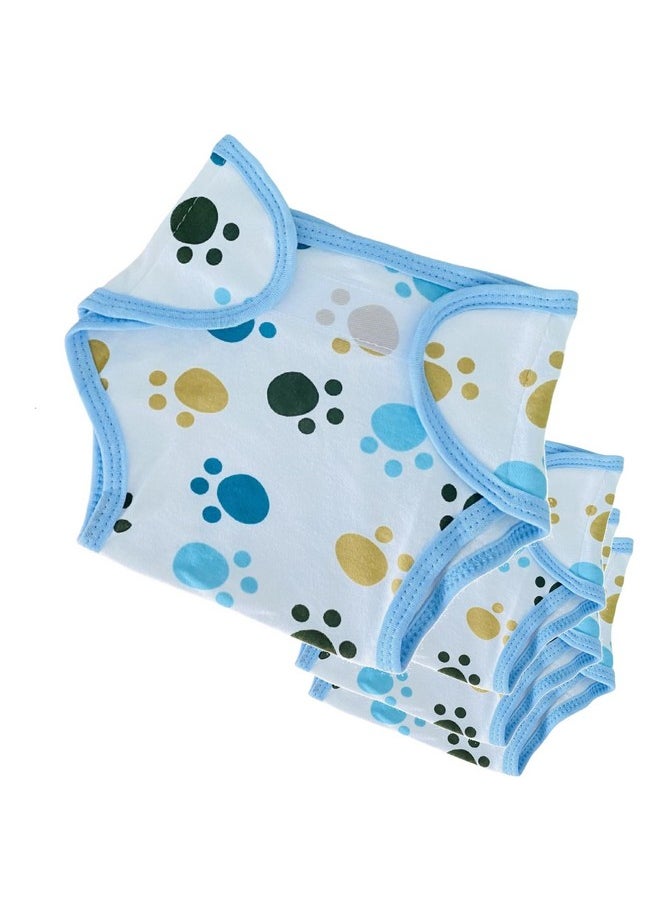 PEDOLLTREE 4 PCS Reborn Baby Doll Diapers Underwear Accessories for 17-22 Inch Reborn Doll Diapers Reusable Washable