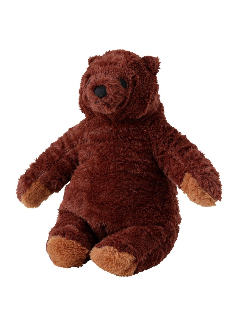 Soft toy brown bear 28 cm
