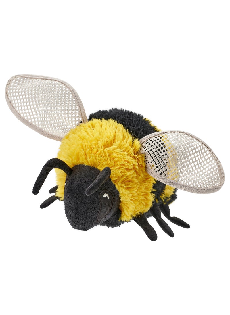 Soft toy bumblebee/black yellow 21 cm