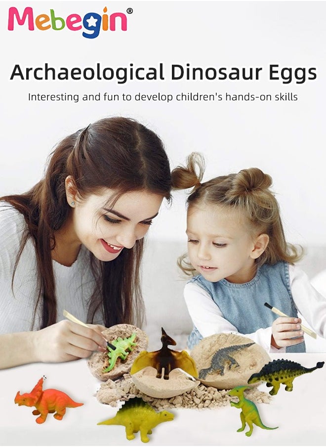 Dinosaur Eggs Excavation Dig Kit with 12 Dinosaur Eggs, Dinosaur Toys for Kids, Fun Science Toys, STEM Toys, Great Interactive Toy, Ideal Gift for Kids Aged 6+