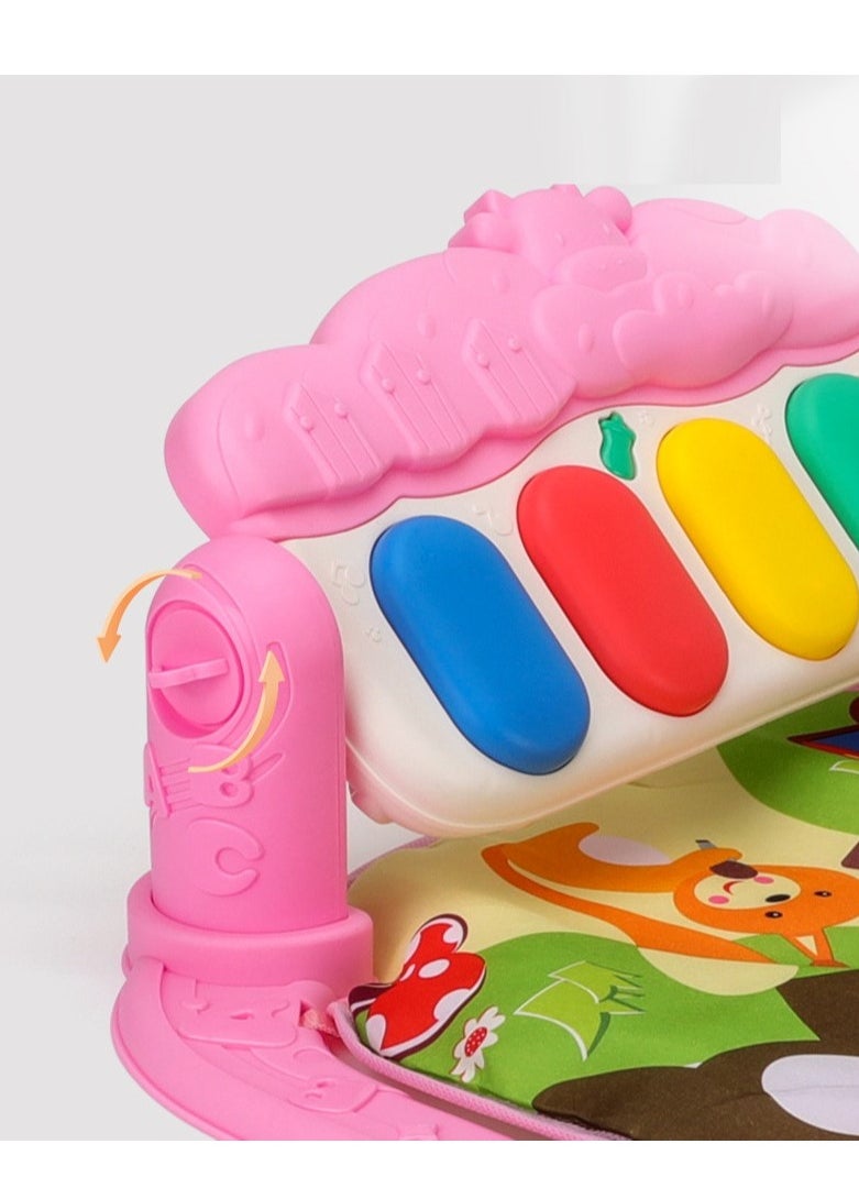 Foot Play Piano Musical Lullaby Baby Activity Playmat Gym Toy Soft Baby Play Mat