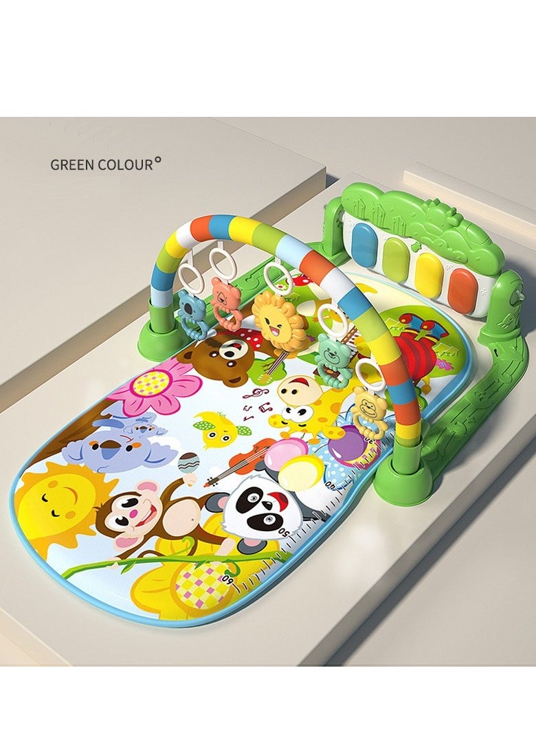 Foot Play Piano Musical Lullaby Baby Activity Playmat Gym Toy Soft Baby Play Mat