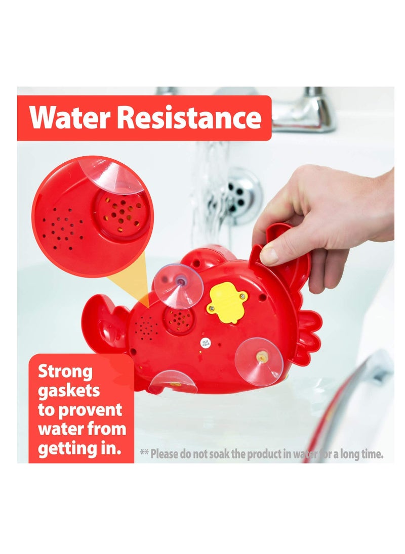 Crab Bubble Bath Maker for The Bathtub. Blows Bubbles and Plays 24 Children¡¯s Songs ¨C Baby, Toddler Kids Bath Toys Makes Great Gifts for Toddlers ¨C Sing Along Bath Bubble Machine