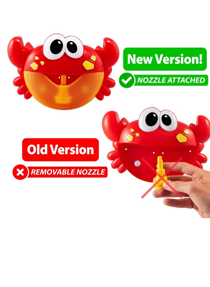 Crab Bubble Bath Maker for The Bathtub. Blows Bubbles and Plays 24 Children¡¯s Songs ¨C Baby, Toddler Kids Bath Toys Makes Great Gifts for Toddlers ¨C Sing Along Bath Bubble Machine