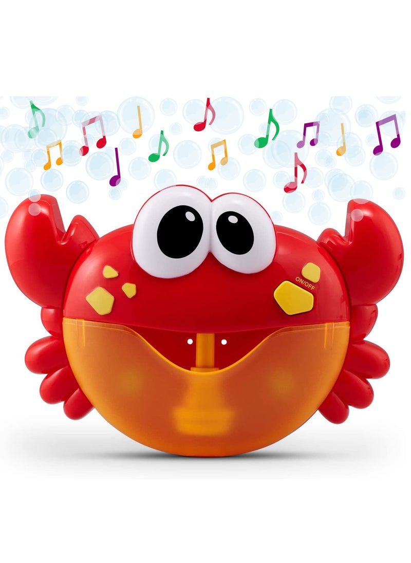 Crab Bubble Bath Maker for The Bathtub. Blows Bubbles and Plays 24 Children¡¯s Songs ¨C Baby, Toddler Kids Bath Toys Makes Great Gifts for Toddlers ¨C Sing Along Bath Bubble Machine