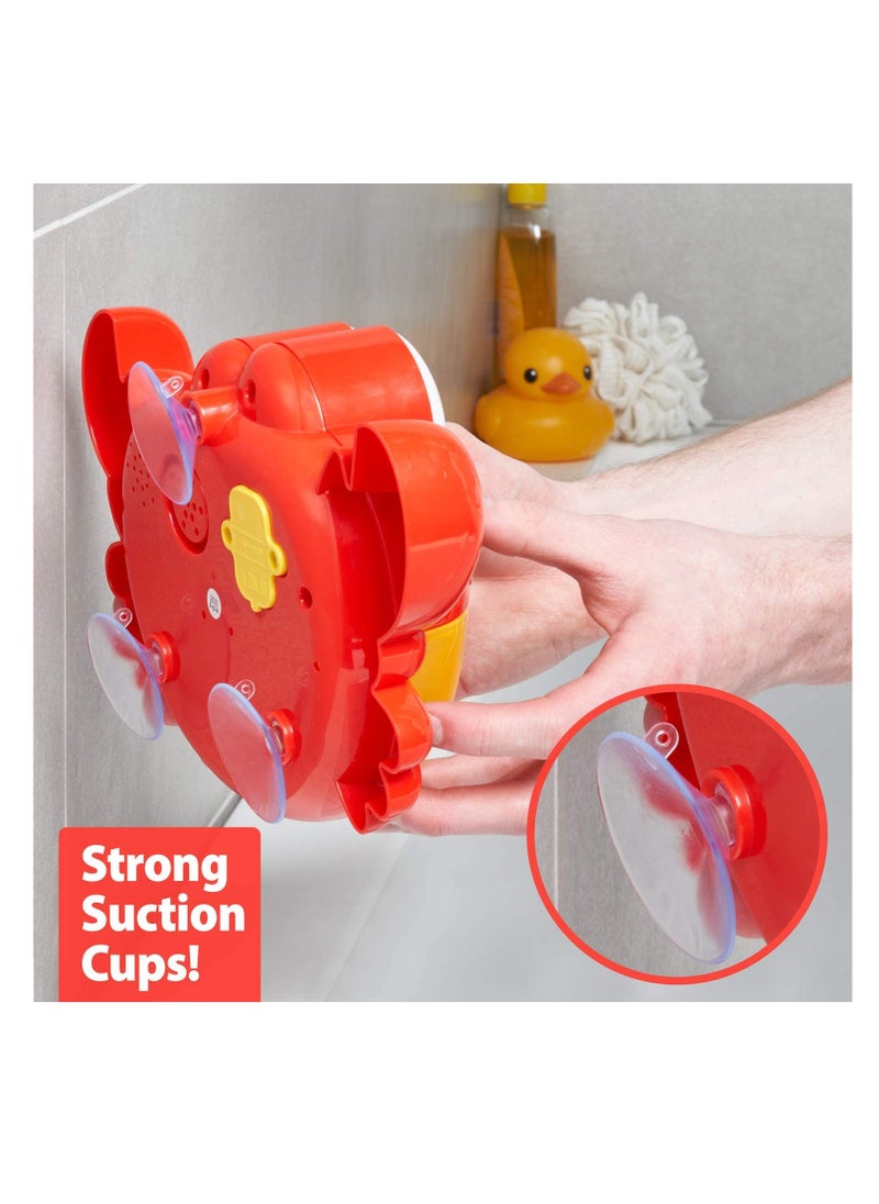 Crab Bubble Bath Maker for The Bathtub. Blows Bubbles and Plays 24 Children¡¯s Songs ¨C Baby, Toddler Kids Bath Toys Makes Great Gifts for Toddlers ¨C Sing Along Bath Bubble Machine