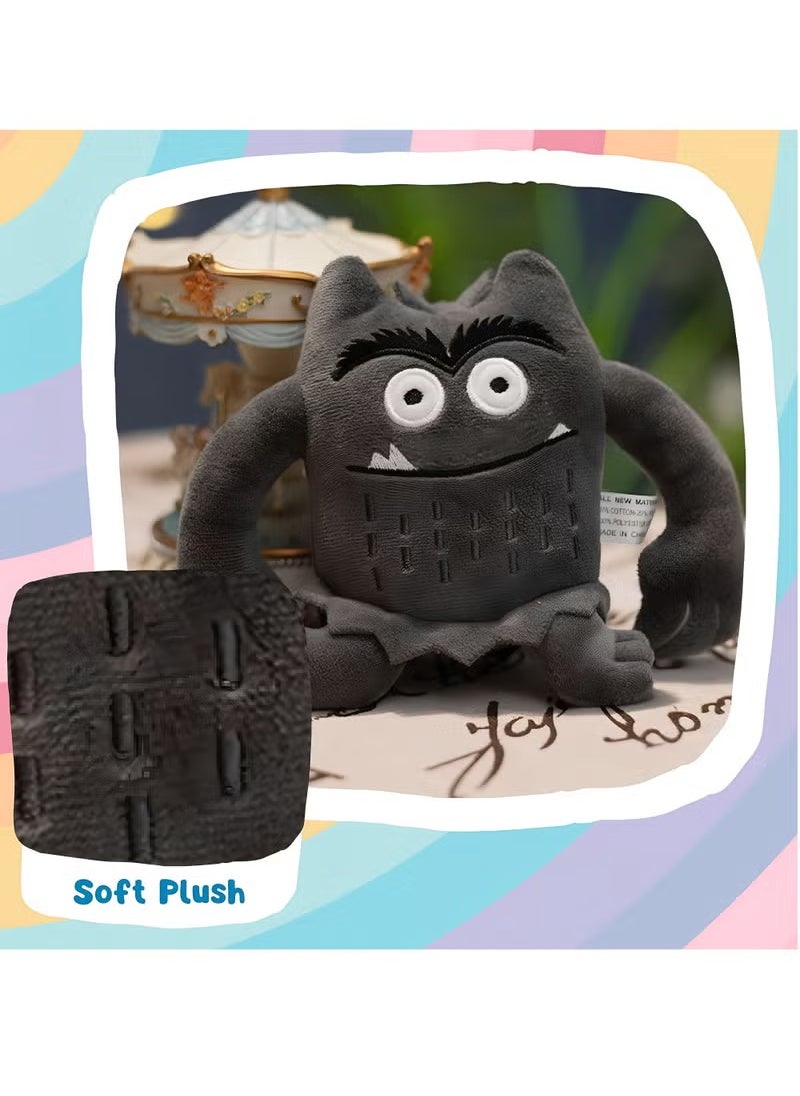 Colourful Monster Plush Toys,My Emotional Little Monster Plush Figures Toy,Worry Monster Cartoon Plush Soft Dolls,6 7 8 9 year old kindergarten child Boys Girls Toys Gifts - Pack Of 6