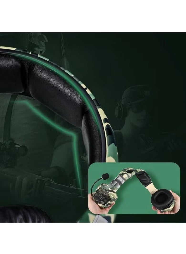 K8 Stereo Wired Over-Ear Gaming Headphones with Mic – Comfortable Noise-Cancelling Headset for PS4, PS5, Xbox One, Xbox Series X/S, Nintendo Switch, PC – High-Quality Sound, Clear Voice Communication, Adjustable Fit, Perfect for Gaming and Streaming