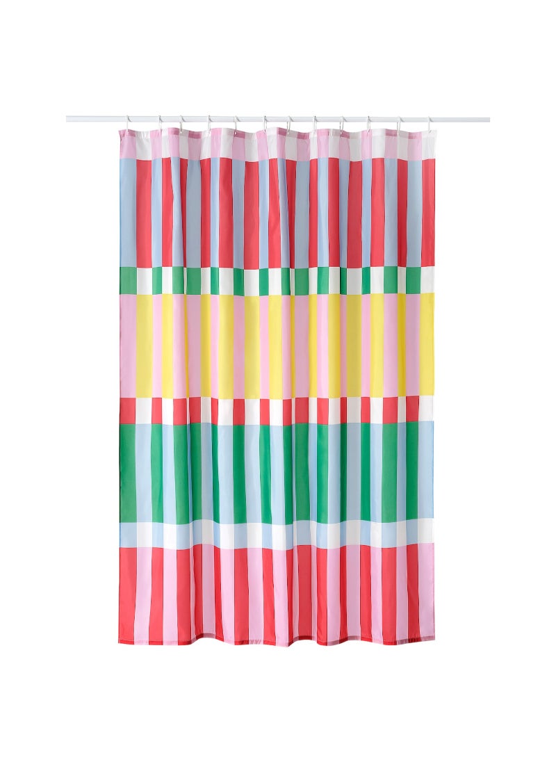 Shower curtain multicolour 180x200 cm