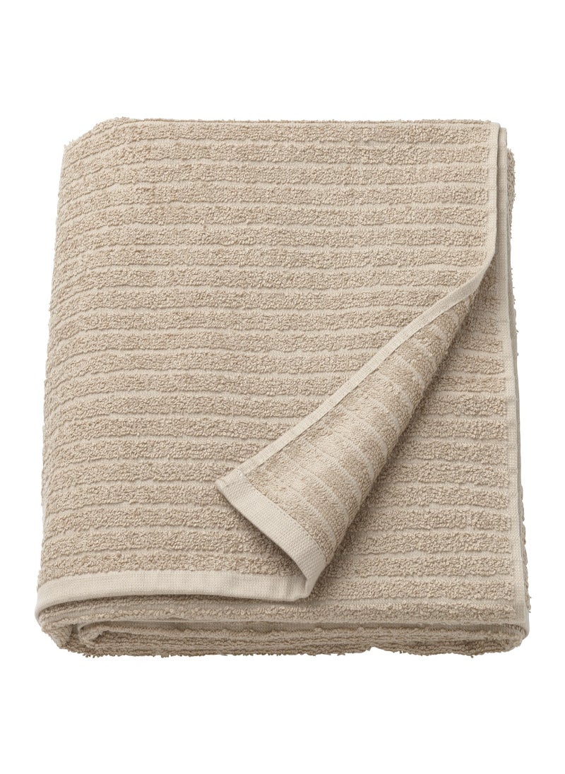 Bath sheet light beige 100x150 cm