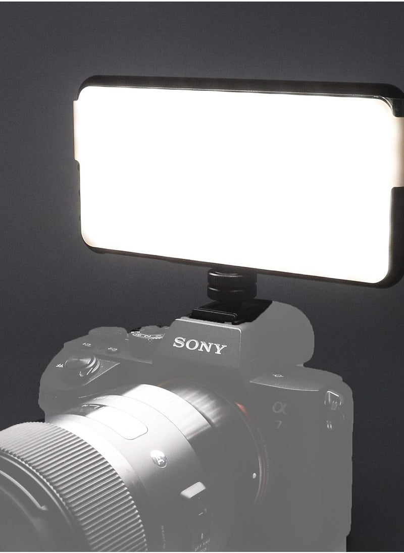 PROMAGE Professional Video Light LED PM-180B (Black) | 180 LEDs | Adjustable Brightness & Color Temperature | Rechargeable Battery | Compact