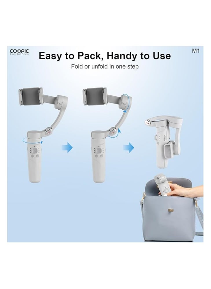 M1 Merak One 3-Axis Handheld Smartphone Gimbal Stabilizer with Face Tracking & Inception Mode