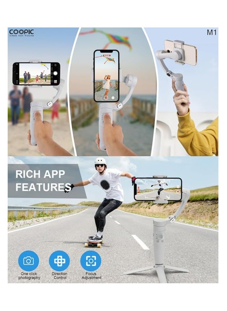 M1 Merak One 3-Axis Handheld Smartphone Gimbal Stabilizer with Face Tracking & Inception Mode