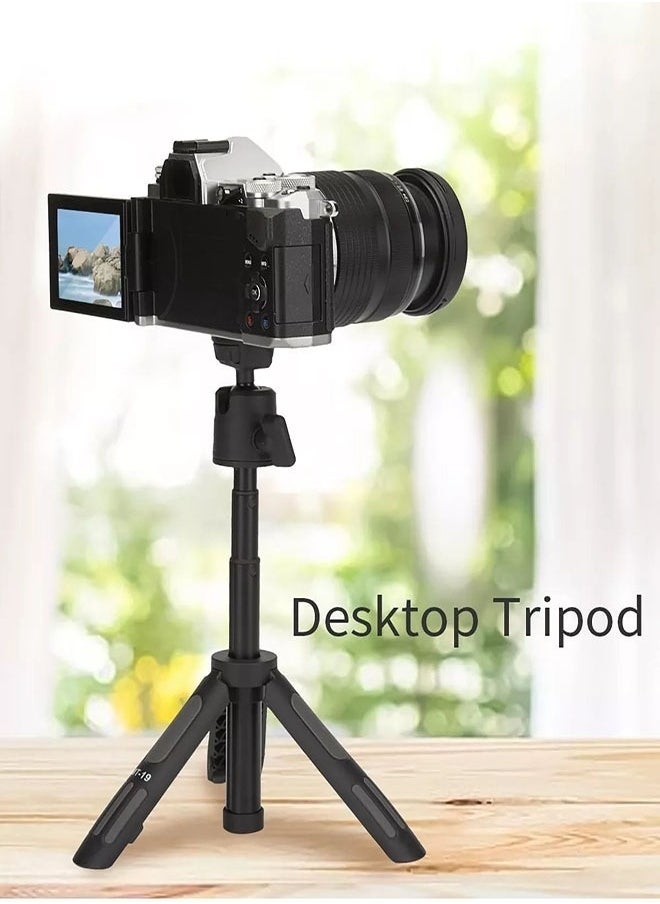360° Adjustable Ball Head suitable for Selfie or vlogging Mini Tripod stand Mini Mobile Stand Tabletop Tripod Aluminum tripod head(MT-19)