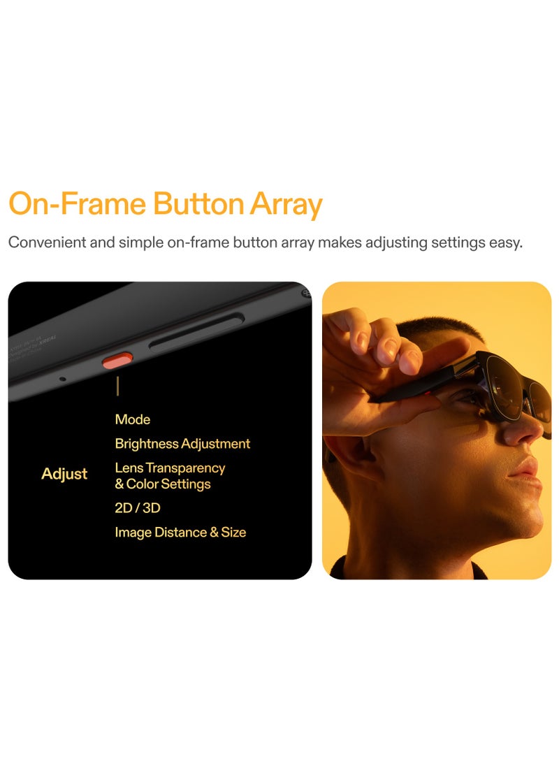 XREAL One AR Glasses with X1 Chip, Native 3 DoF, 147