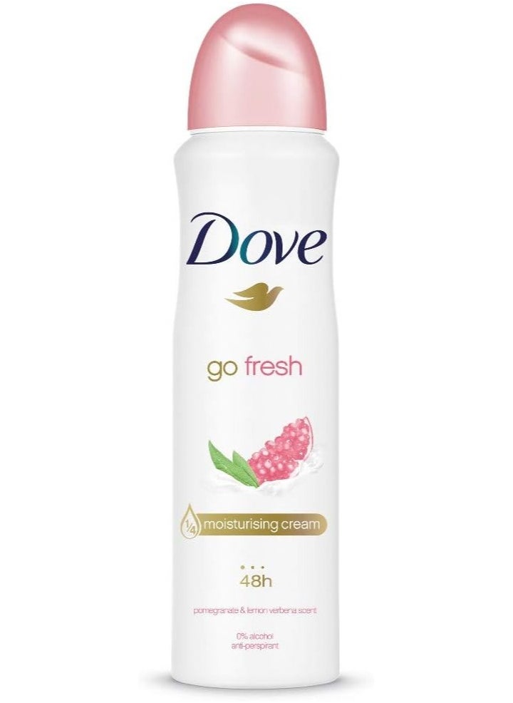 Deodorant Go Fresh Pomegranate & lemon Verbena 6 x 250ml