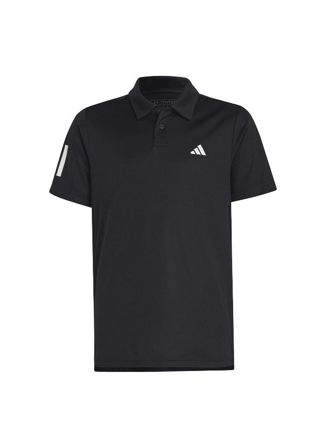 Adidas B Club 3S Polo Black Tennis Polo Shirts For Boys 116