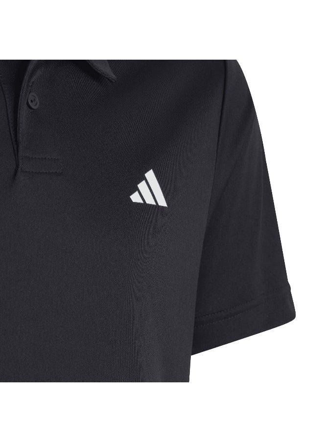 Adidas B Club 3S Polo Black Tennis Polo Shirts For Boys 116