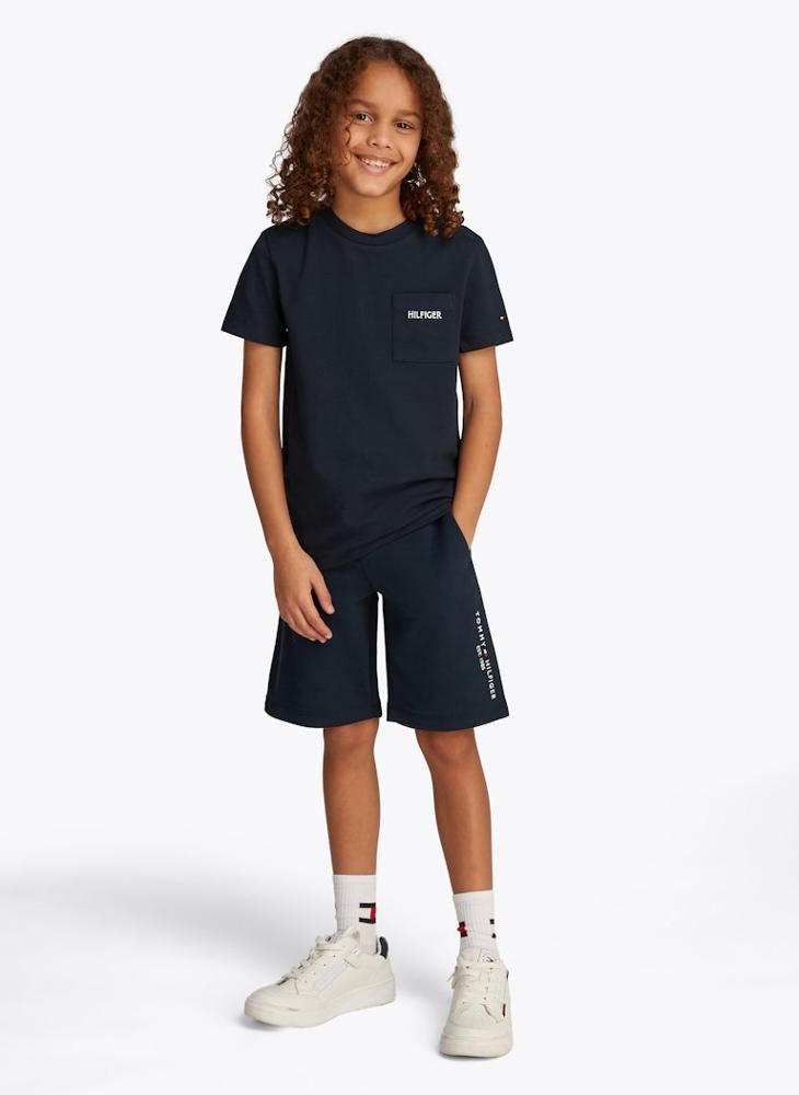 Kids Embroidered Pique T-Shirt