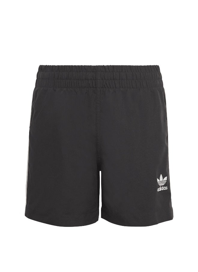Adidas Ori 3S Sho Black Swimming Swim Shorts For Boys 92