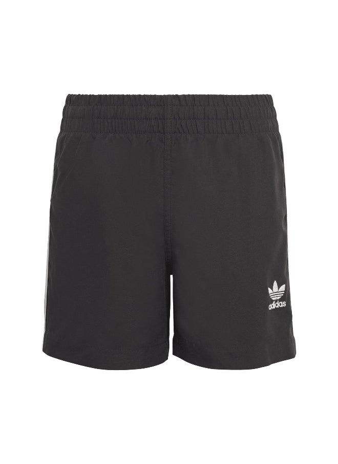 Adidas Ori 3S Sho Black Swimming Swim Shorts For Boys 92