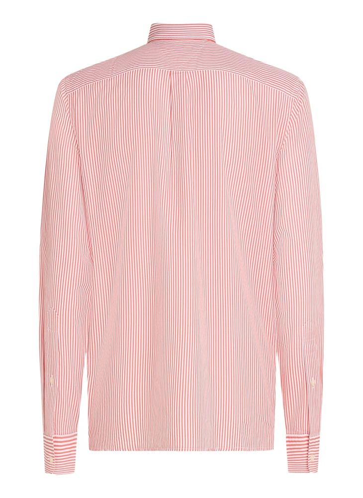 Regular Fit Flex Cotton Classic Poplin Stripe Shirt