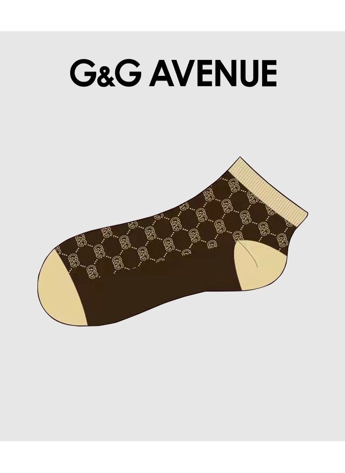 Men's and women's socks can be worn all season, ankle socks, sports breathable socks, three pairs of short socks