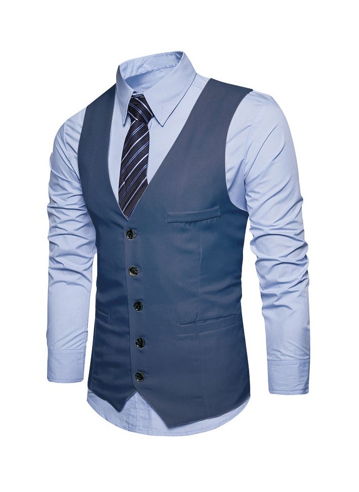 New Fashionable Personalized Printed Men's Suit Vest