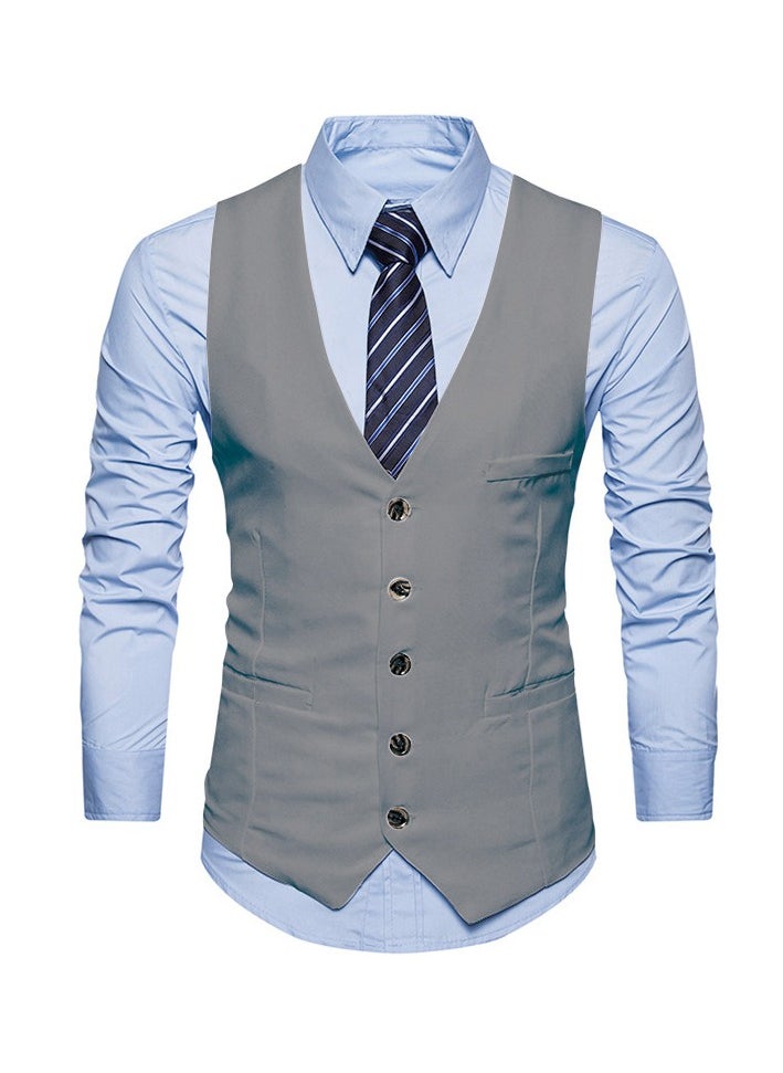 New Fashionable Personalized Printed Men's Suit Vest