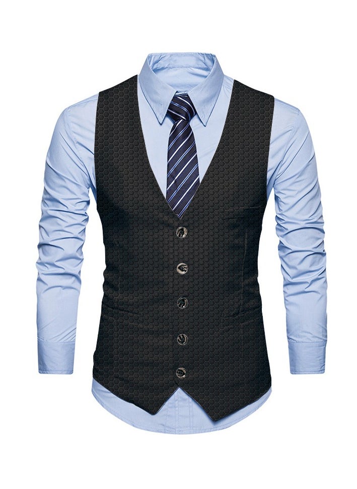 New Fashionable Personalized Printed Men's Suit Vest