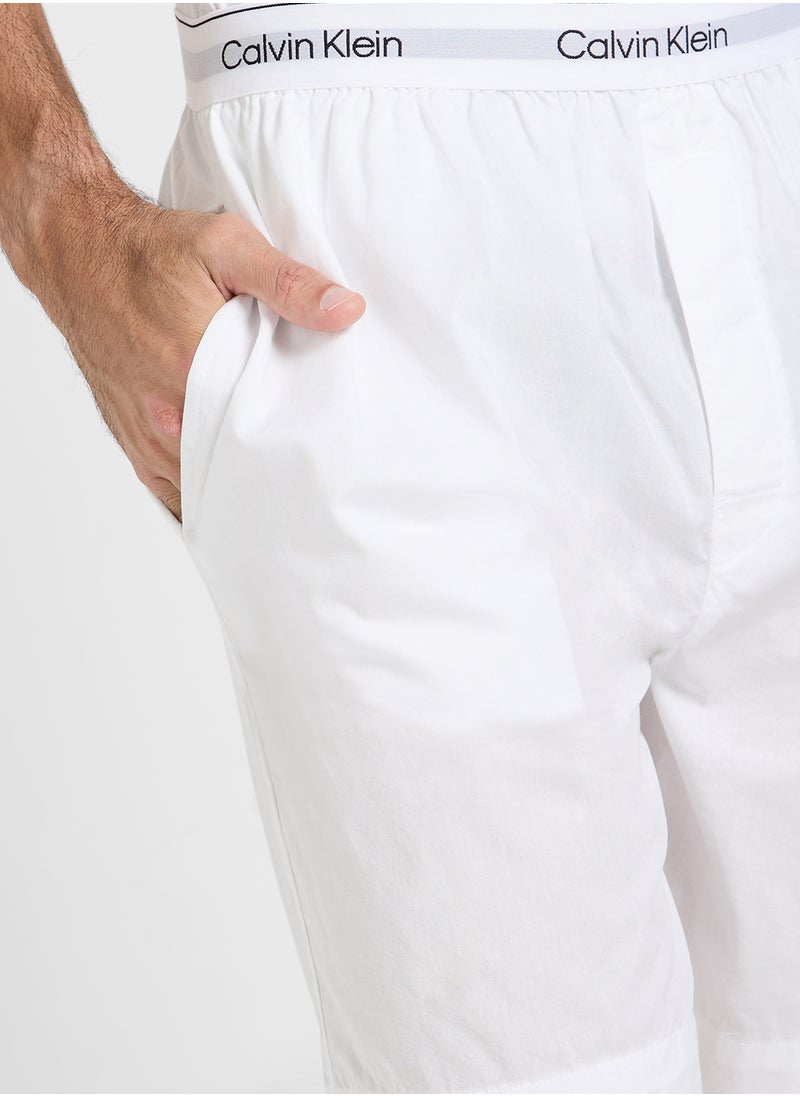 Cotton Poplin Pyjama Shorts