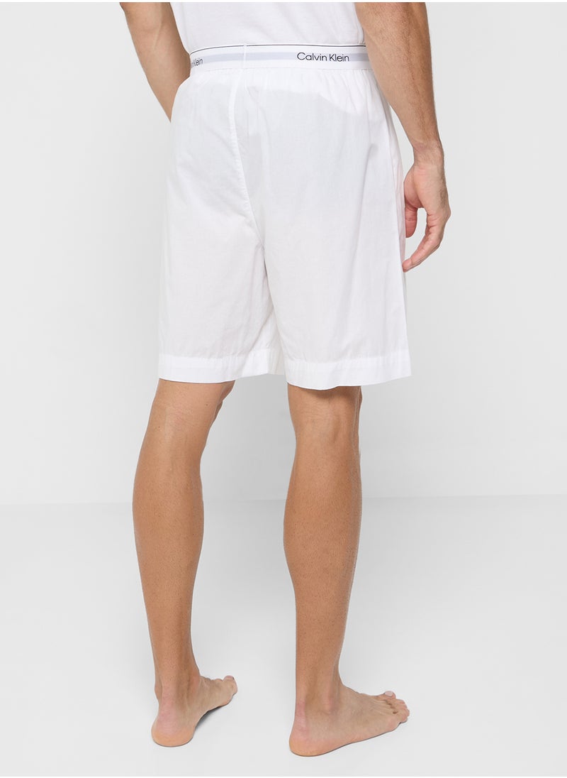 Cotton Poplin Pyjama Shorts