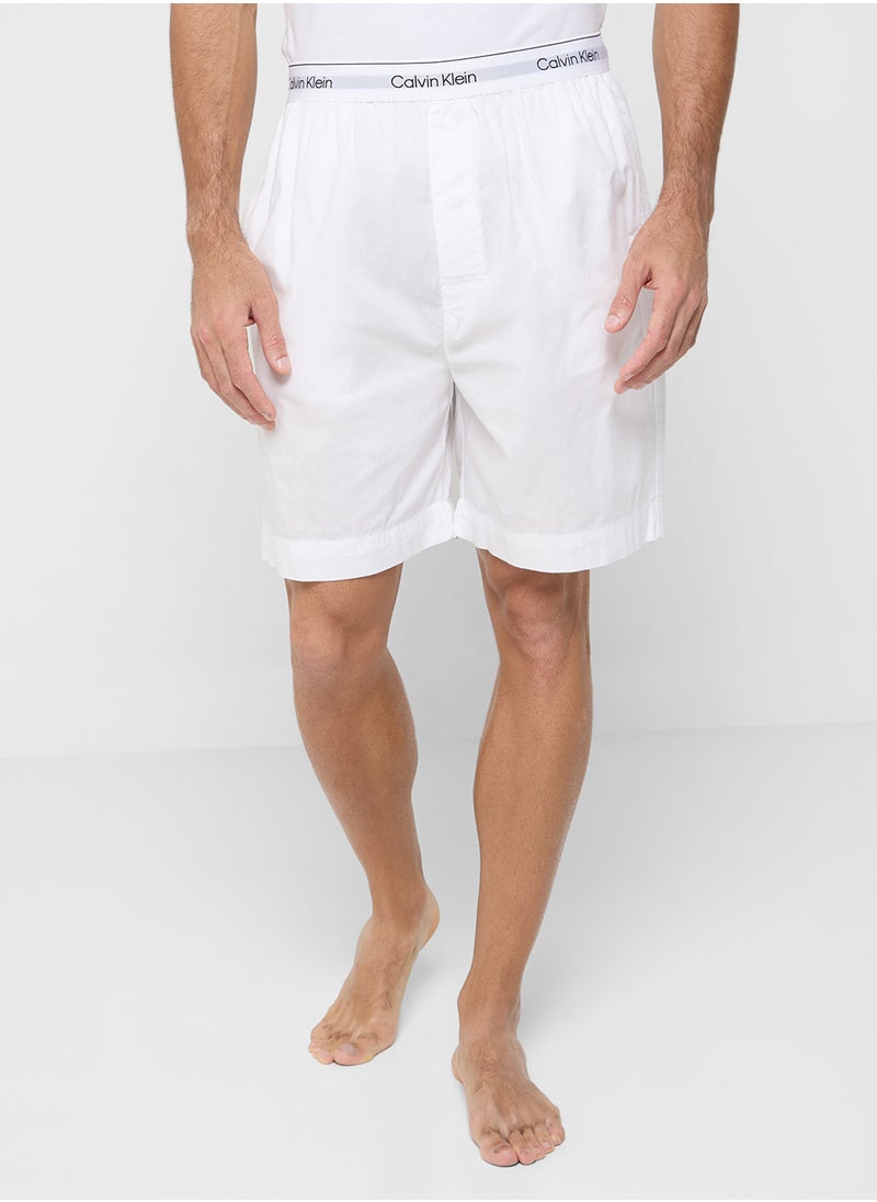 Cotton Poplin Pyjama Shorts